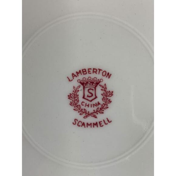 Scammell Lamberton Hartford Transferware Plate 6.5 Inch Vintage - Picture 7 of 8